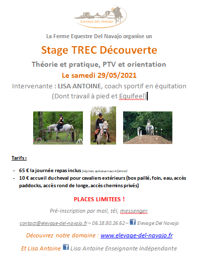 Stage TREC Découverte le 29/05/2021