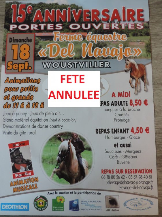 Journée Portes Ouvertes le 18/09/2016 - ANNULEE-