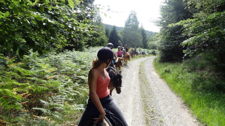 Randonnée équestre 2015, avec 15 cavaliers de l'Ecurie d'Eole.