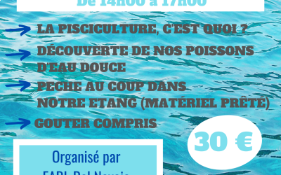 Nouveauté 2024: activité pêche Nouveauté 2024: activité pêche